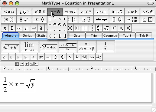 Mathtype in indesign for mac